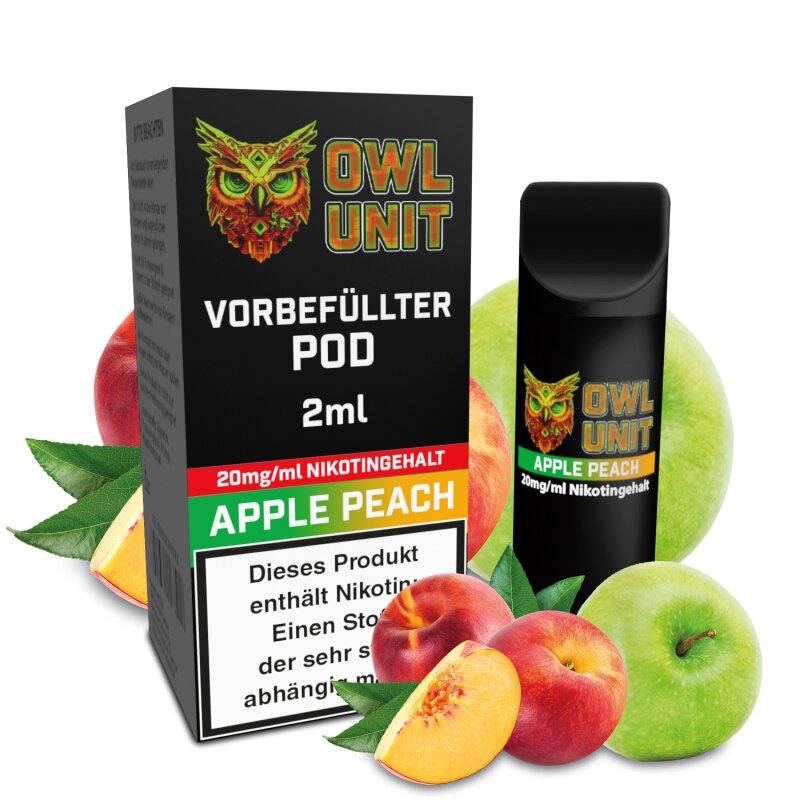 OWL Unit Tankeinheit Podsystem Apple Peach 2 ml 20 mg