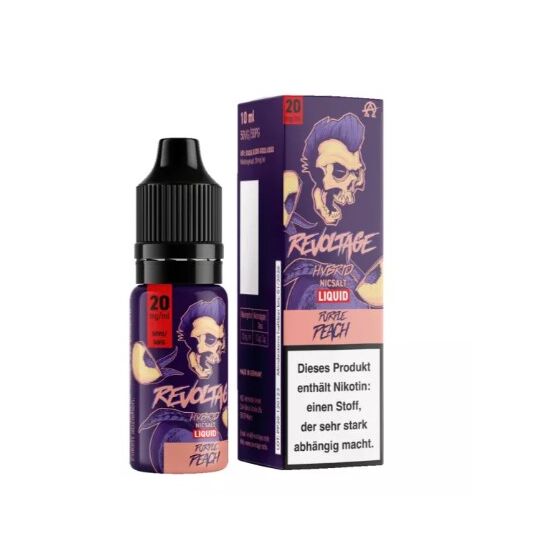 Revoltage - Purple Peach E-Zigaretten Liquid 10ml 20mg