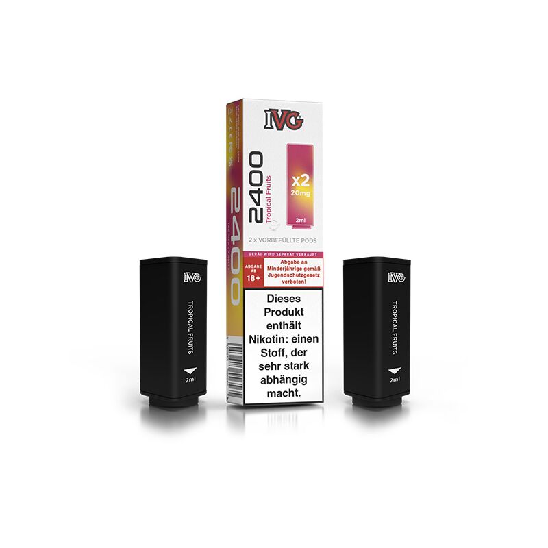 IVG 2400 4 Pod System Prefilled Pod 20mg Tropical Fruits 20mg