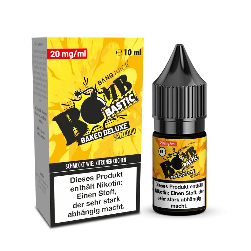 Bang Juice - BOMBBASTIC -  Baked Deluxe Liquid 10 ml 20 mg