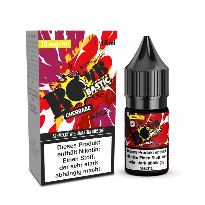 Bang Juice - BOMBBASTIC - Cherbabe Liquid 10 ml 10 mg