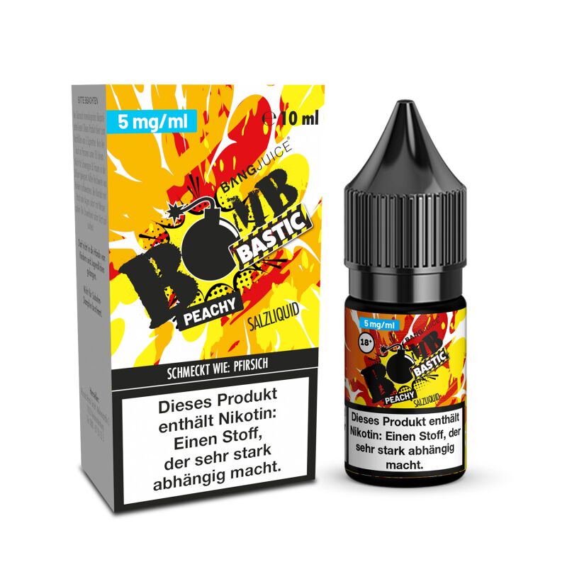 Bang Juice - BOMBBASTIC - Peachy Liquid 10 ml 5 mg