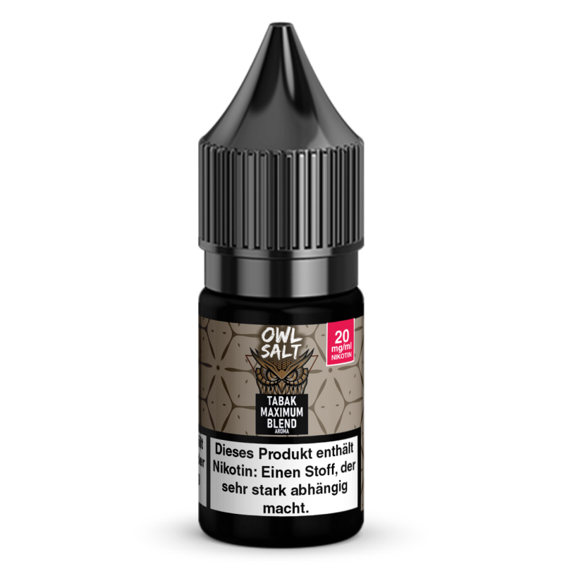 Liquid Tabak Maximum Blend Aroma - OWL SALT 10 ml 20 mg