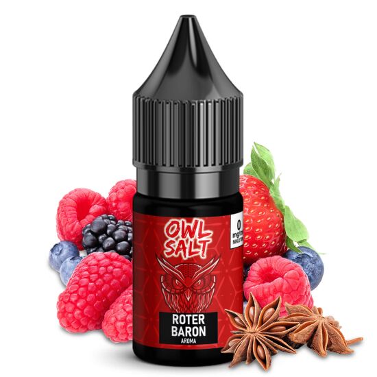 Liquid Roter Baron Aroma - OWL SALT 10 ml
