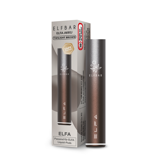 ELFA Pod Kit 500 mAh Akkueinheit Twilight Brown