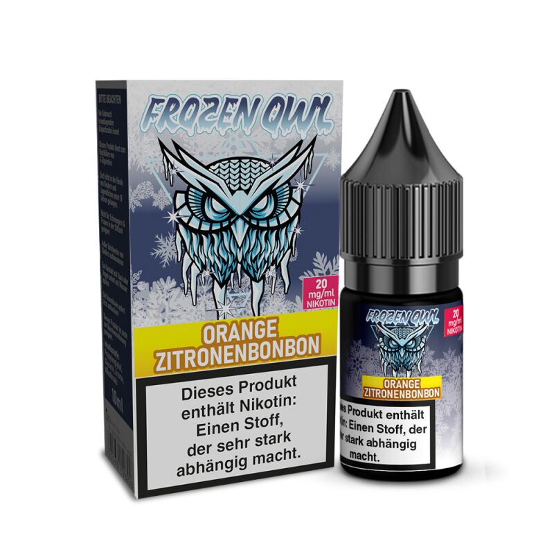 Orange Zitronenbonbon Slush | Nikotinsalzliquid 10 ml (Frozen OWL) 20 mg