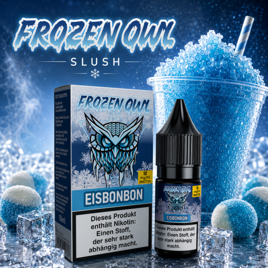 Eisbonbon Slush | Nikotinsalzliquid 10 ml (Frozen OWL) 20 mg