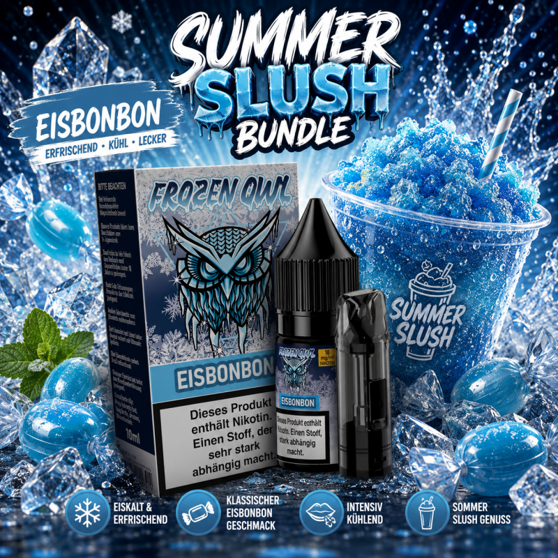 Slushy Summer Bundle: Eisbonbon Liquid 20 mg + 1 Refill Pod
