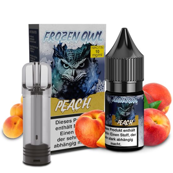 Frozen OWL Bundle Peach Nikotinsalz Liquid 10 ml 10 mg...