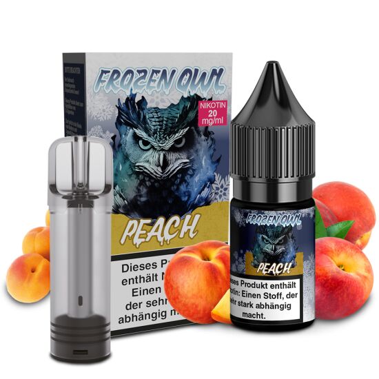 Frozen OWL Bundle Peach Nikotinsalz Liquid 10 ml 20 mg...