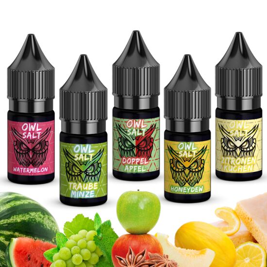 Liquid Probiersets 10 mg Hookah Taste (5er Set)...