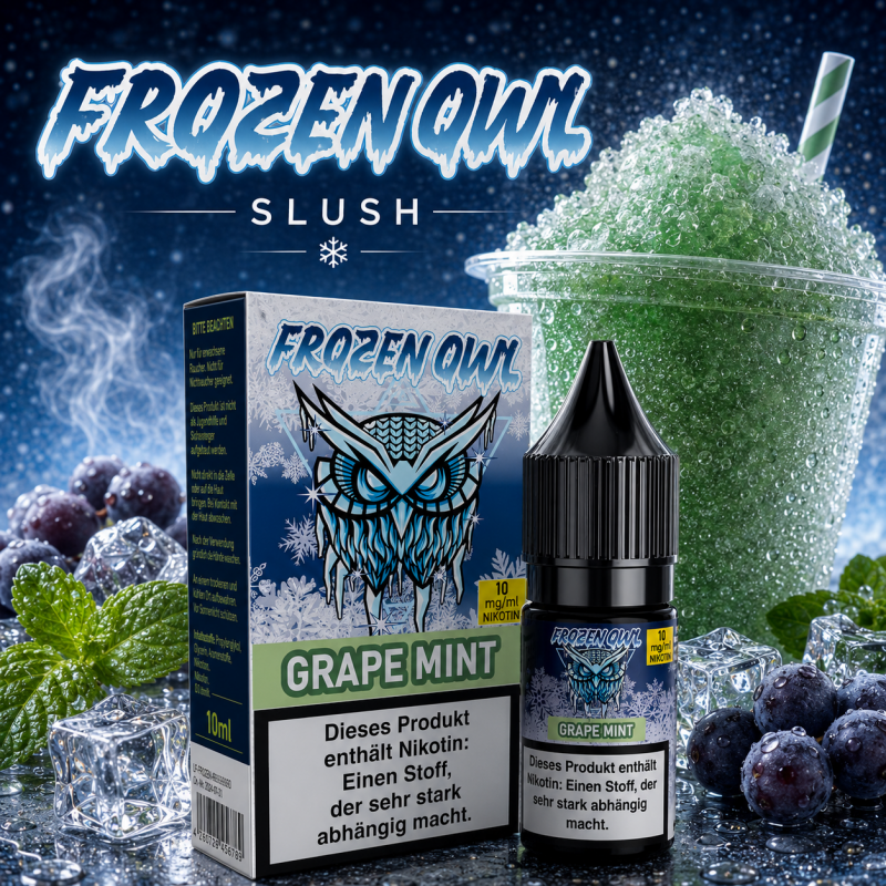 Liquid Grape Mint Aroma - Frozen OWL 10 ml