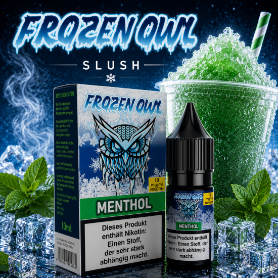 Menthol Slush | Nikotinsalzliquid 10 ml (Frozen OWL) 10 mg