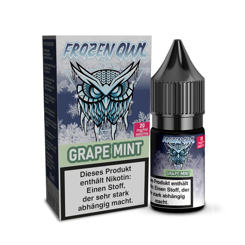 Liquid Grape Mint Aroma - Frozen OWL 10 ml 20 mg