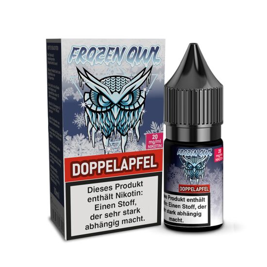 Liquid Doppelapfel Anis Aroma - Frozen OWL 10 ml 20 mg