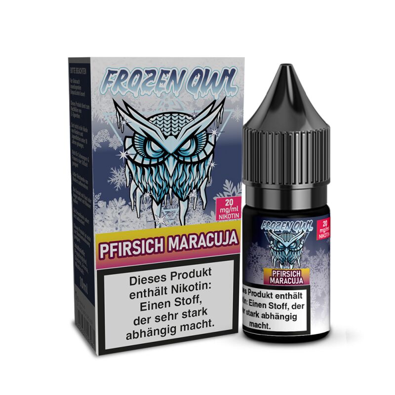 Pfirsich Maracuja Slush | Nikotinsalzliquid 10 ml (Frozen OWL) 20 mg