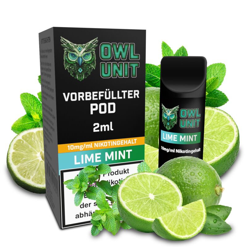 OWL Unit Tankeinheit Podsystem Lime Mint 2 ml 10 mg