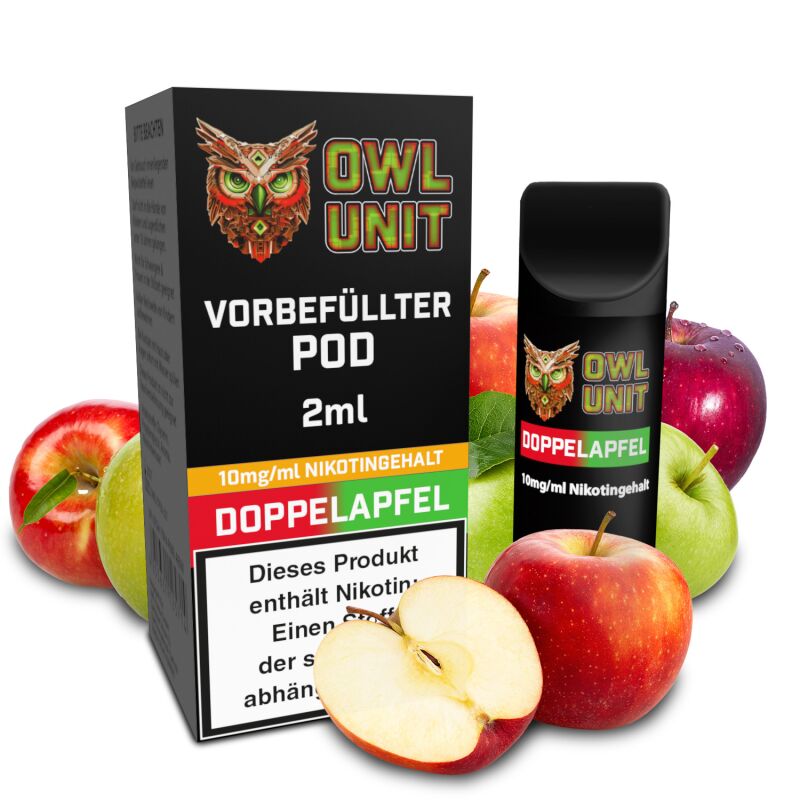OWL Unit Tankeinheit Podsystem Doppelapfel Anis 2 ml 10 mg