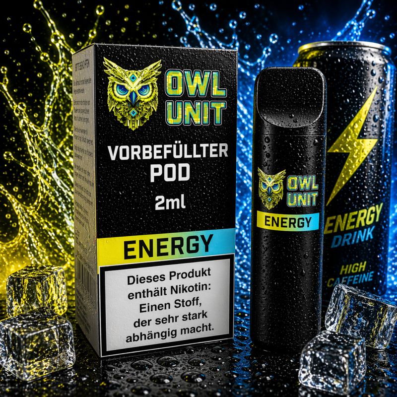 Energy Pod | Prefilled Pod 2 ml (OWL SALT Style) 10 mg