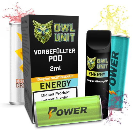 OWL Unit Tankeinheit Podsystem Energy 2 ml 10 mg