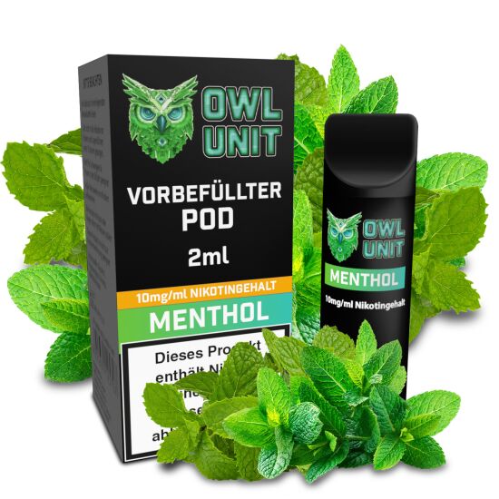 OWL Unit Tankeinheit Podsystem Menthol 2 ml 10 mg