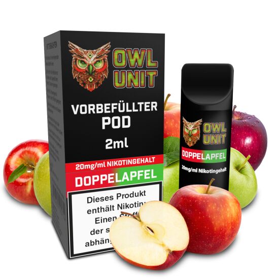 OWL Unit Tankeinheit Podsystem Doppelapfel Anis 2 ml 20 mg