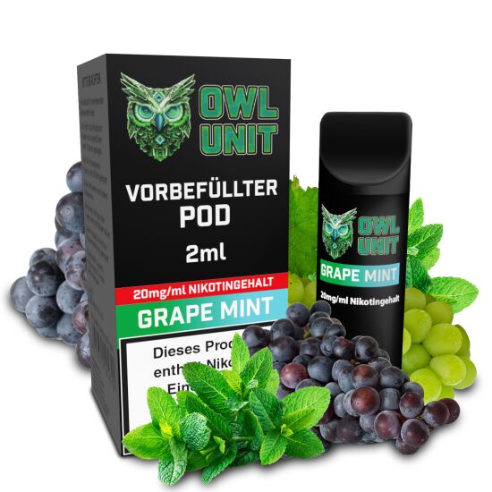 OWL Unit Tankeinheit Podsystem Grape Mint 2 ml 20 mg