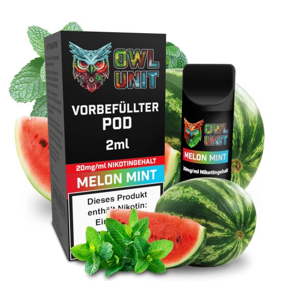 OWL Unit Tankeinheit Podsystem Melon Mint 2 ml 20 mg