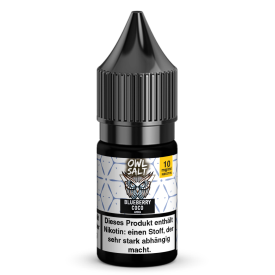 Liquid Blueberry Coco Aroma - OWL SALT 10 ml 10 mg