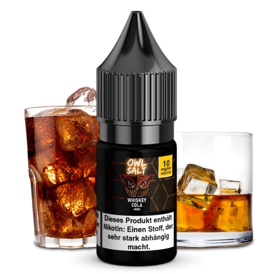 Whiskey Cola Liquid | OWL SALT Nikotinsalz 10 ml 10 mg