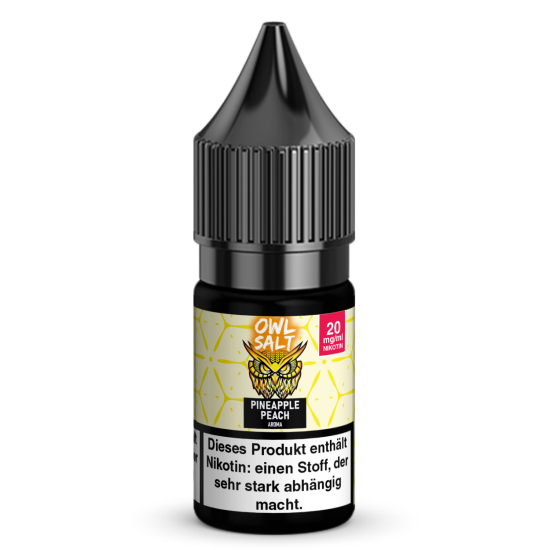Pineapple Peach Liquid | OWL SALT Nikotinsalz 10 ml 20 mg