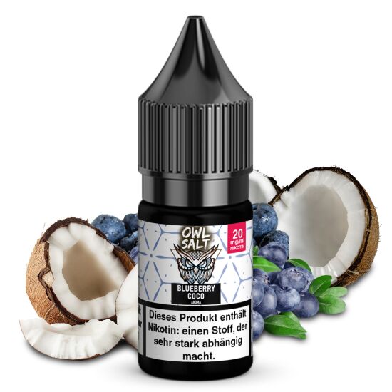 Blueberry Coco Liquid | OWL SALT Nikotinsalz 10 ml 20 mg