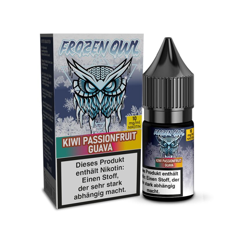 Kiwi Passionfruit Guava Slush | Nikotinsalzliquid 10 ml (Frozen OWL) 10 mg