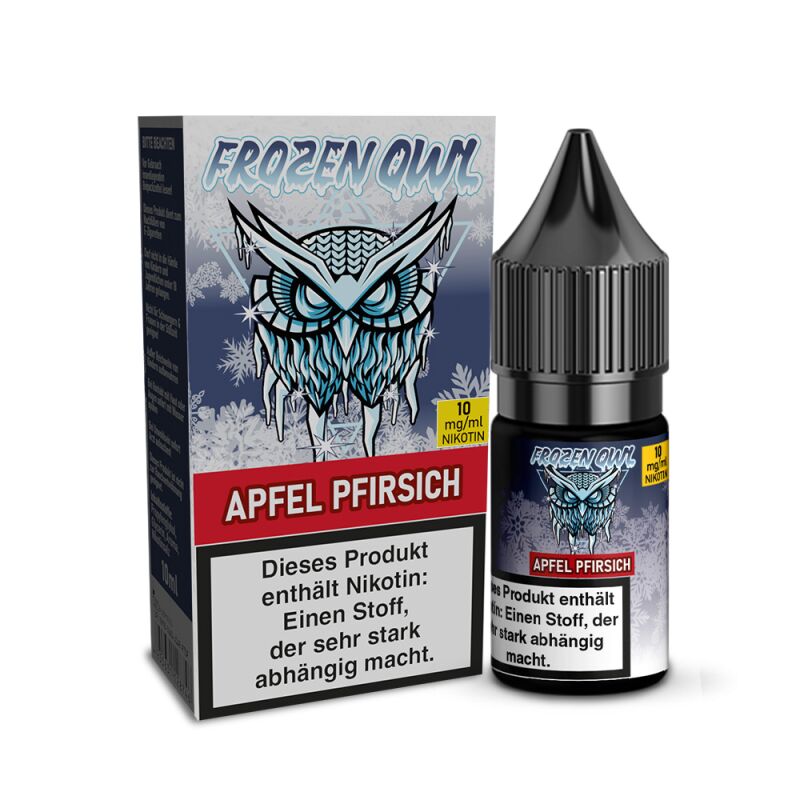 Apfel Pfirsich Slush | Nikotinsalzliquid 10 ml (Frozen OWL)