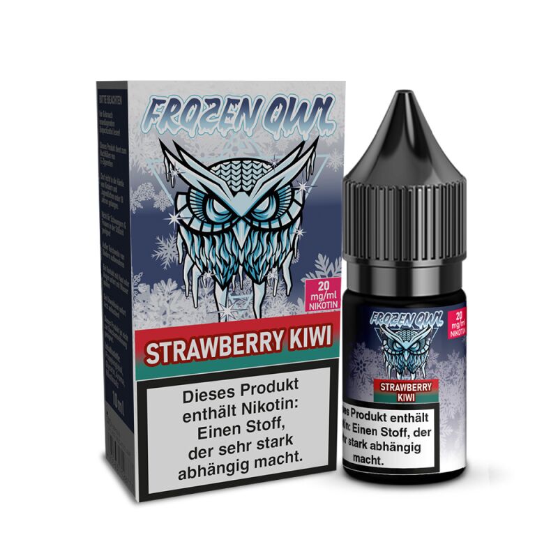 Strawberry Kiwi Slush | Nikotinsalzliquid 10 ml (Frozen OWL) 20 mg