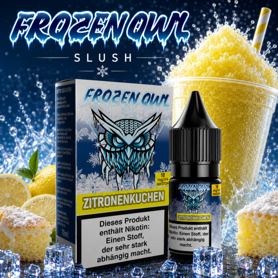 Zitronenkuchen Slush | Nikotinsalzliquid 10 ml (Frozen...