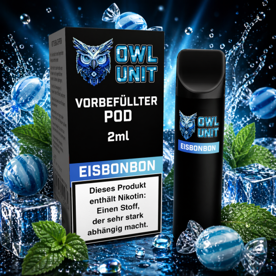 Eisbonbon Prefilled Pod OWL Unit 600 Puffs