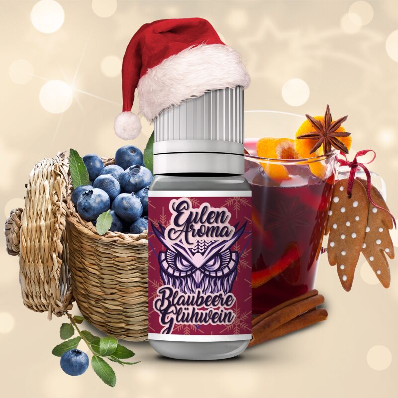 Eulen Aroma Blaubeere Glühwein Weihnachtsedition 10 ml