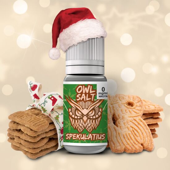 Liquid Spekulatius Aroma - OWL SALT 10 ml WEIHNACHTSSPECIAL