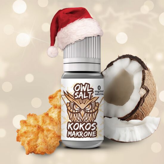Liquid Kokosmakrone Aroma - OWL SALT 10 ml