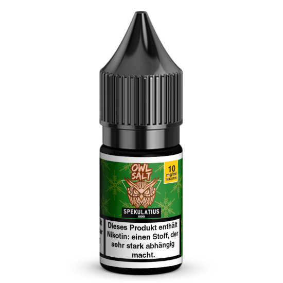 Liquid Spekulatius Aroma - OWL SALT 10 ml 10 mg...