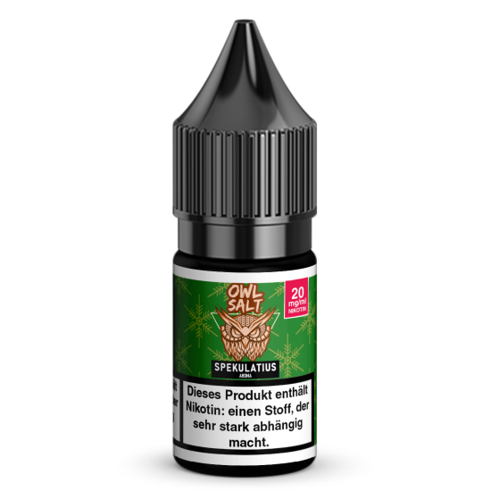 Liquid Spekulatius Aroma - OWL SALT 10 ml 20 mg...