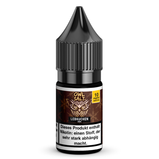 Liquid Lebkuchen Aroma - OWL SALT 10 ml 10 mg
