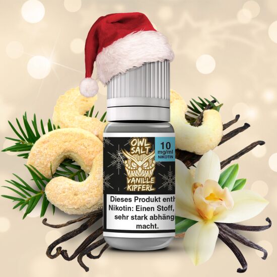 Vanillekipferl Liquid | OWL SALT Nikotinsalz 10 ml 10 mg