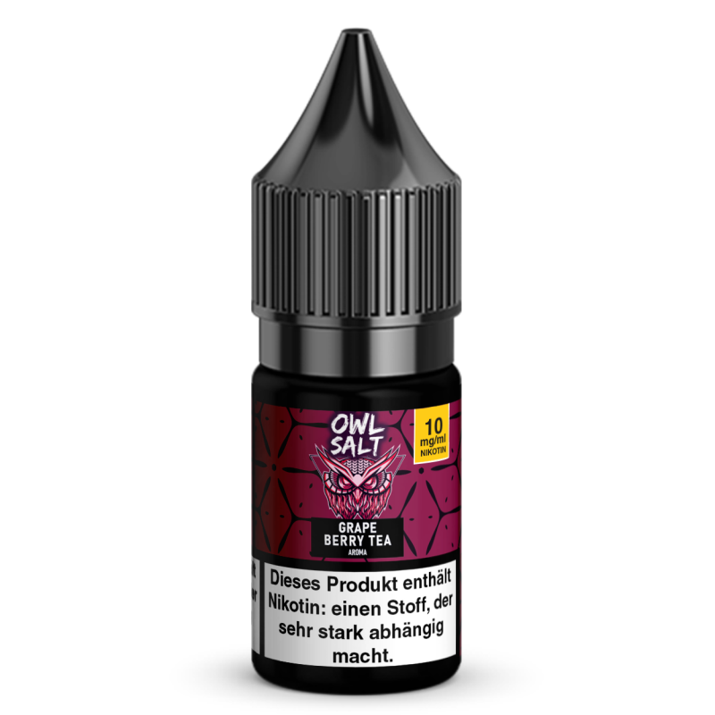 Liquid Grape Berry Tea Aroma - OWL SALT 10 ml 10 mg