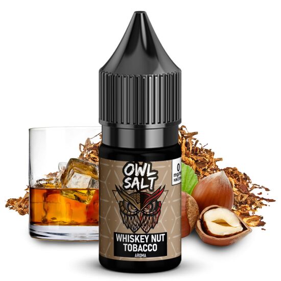 Liquid Whiskey Nut Tobacco Aroma - OWL SALT 10 ml