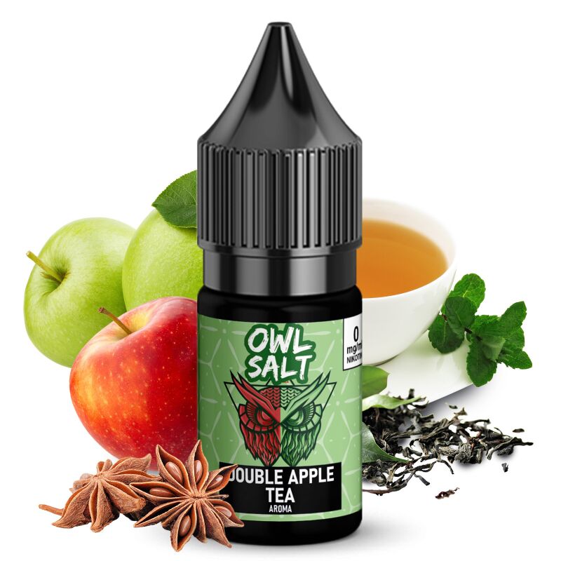 Liquid Double Apple Tea Aroma - OWL SALT 10 ml