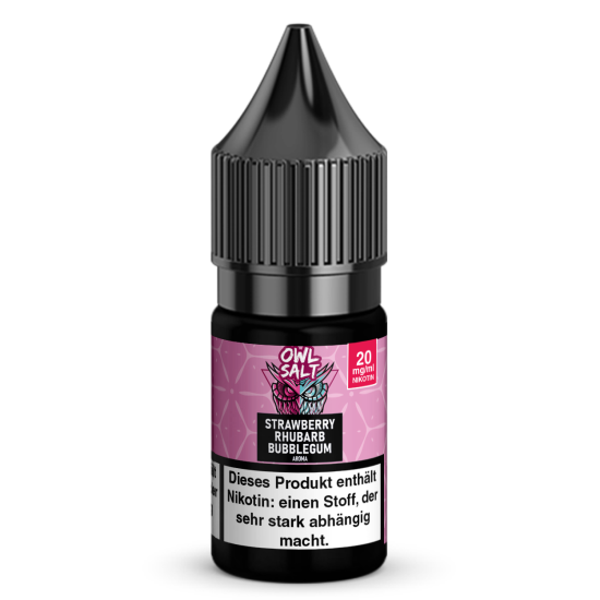 Liquid Strawberry Rhubarb Bubblegum Aroma - OWL SALT 10...