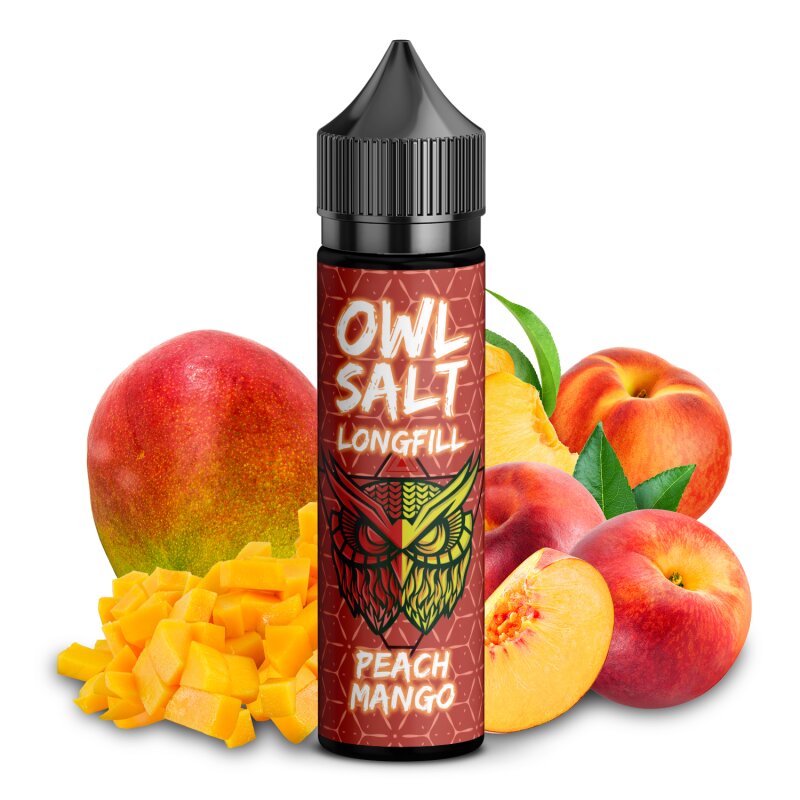 OWL Salt Longfill Peach Mango 10 ml in 60 ml
