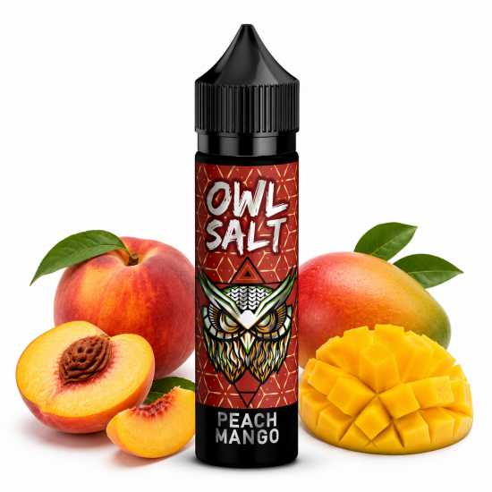 Peach Mango Aroma OWL Salt Longfill 10 ml in 60 ml